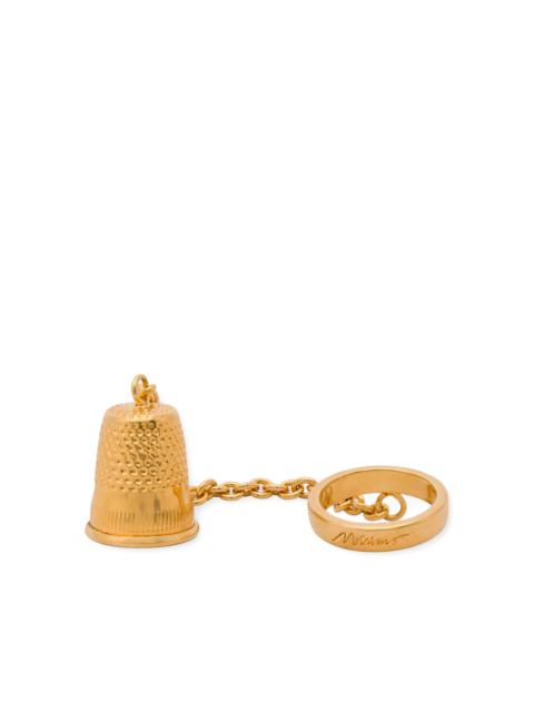 Moschino Moschino Thimble-charm Ring