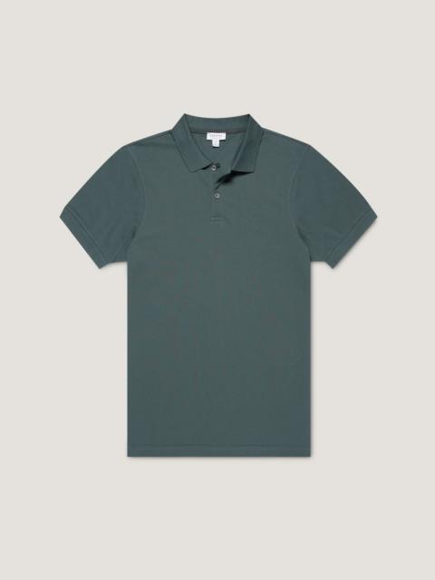 Sunspel Piqué Polo Shirt