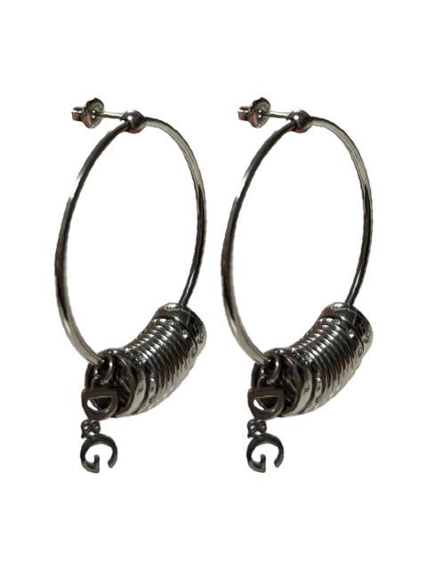 Other Designers D&G Vintage Logo Hoop Earrings