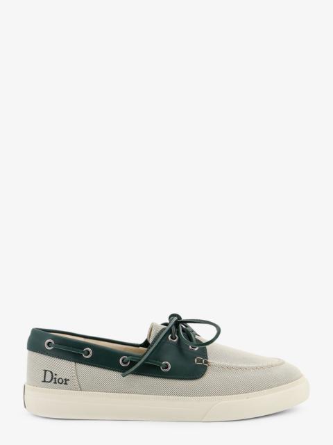 Dior Dior Men Chester Dioriviera Canvas And Leather Loafers