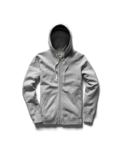 Reigning Champ Midweight Terry Zip Hoodie Heather Grey