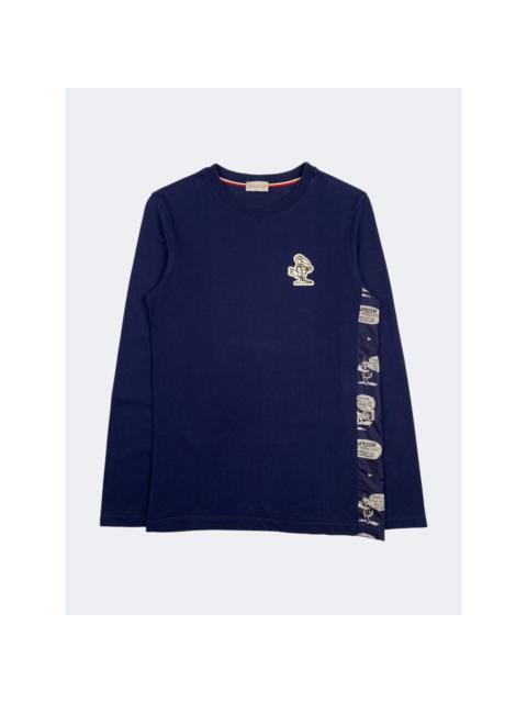 Moncler S/S 2017 Cartoon Patch Comic Strip Long Sleeves T-Shirt