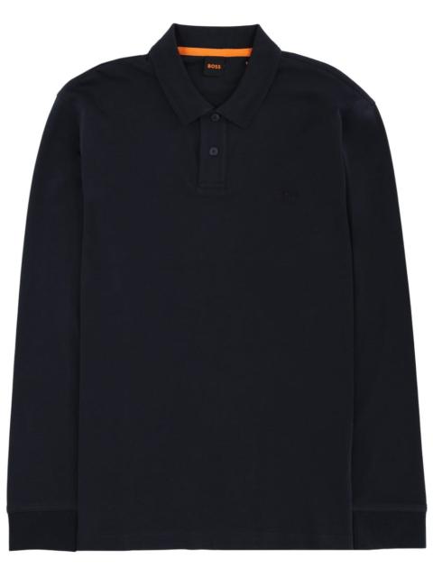 BOSS Boss Men Long-Sleeved Polo Shirt