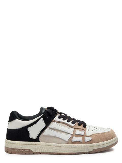 AMIRI Amiri Skel Top Low Panelled Suede Sneakers