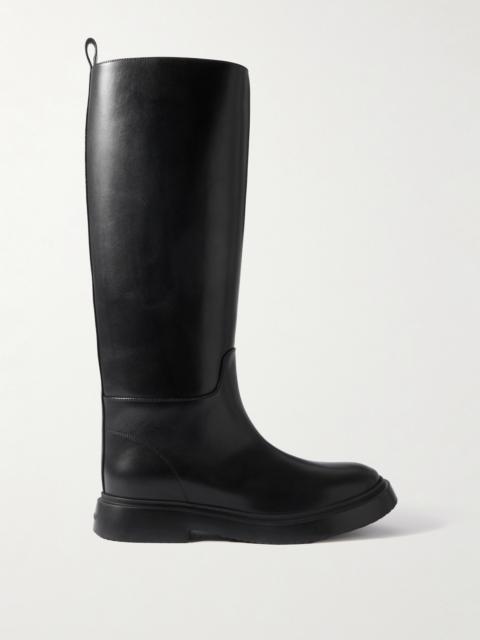 Proenza Schouler Bank Leather Knee Boots