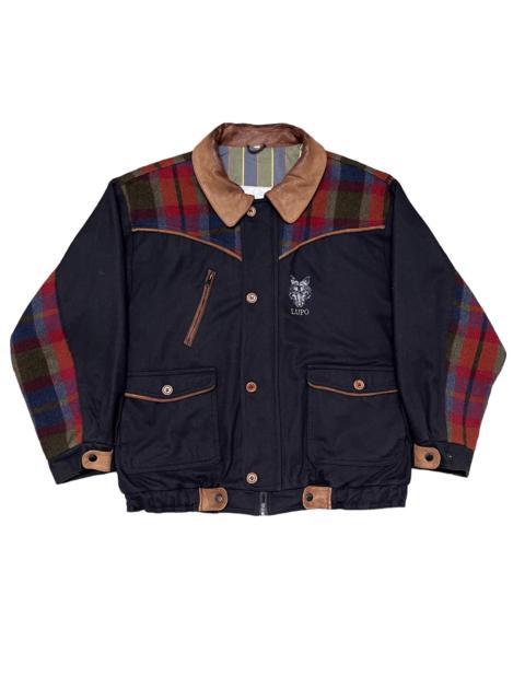 Other Designers Vintage Lupo As Wool Bomber Style Jacket Made in Norway