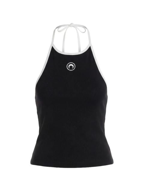 Marine Serre Marine Serre Moon Logo Halter Top