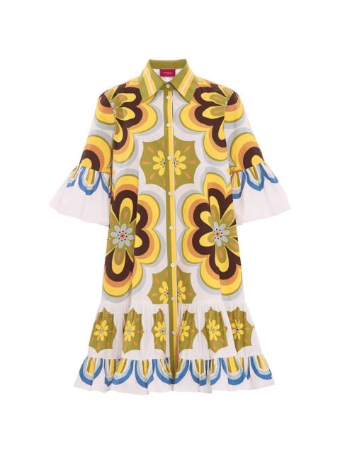 La DoubleJ Choux geometric-print dress