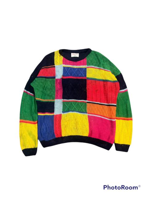Other Designers Vintage - Rare🔥Thrashed UCB Colour Block Knitwear