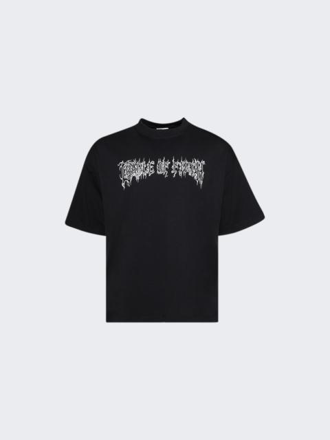 VETEMENTS Cof Logo Regular Tee Washed Black