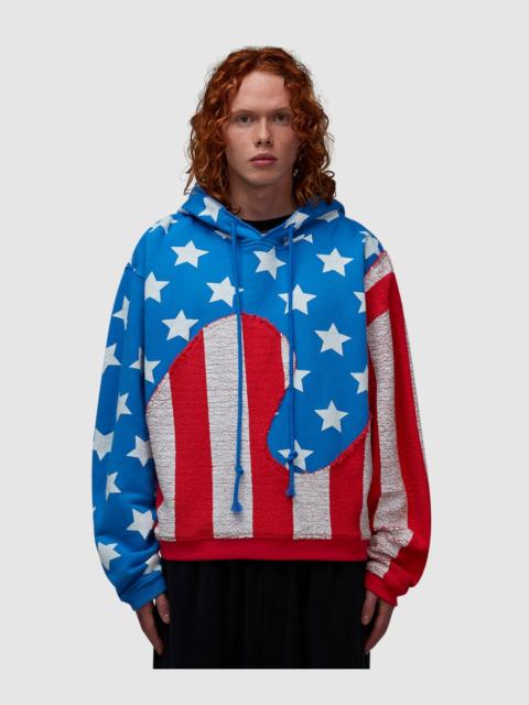 ERL Stars and stripes swirl hoodie
