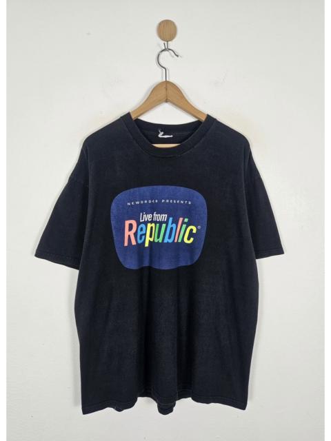 Other Designers Band Tees - Vintage 90s New Order Live from Republic USA Tour tee shirt