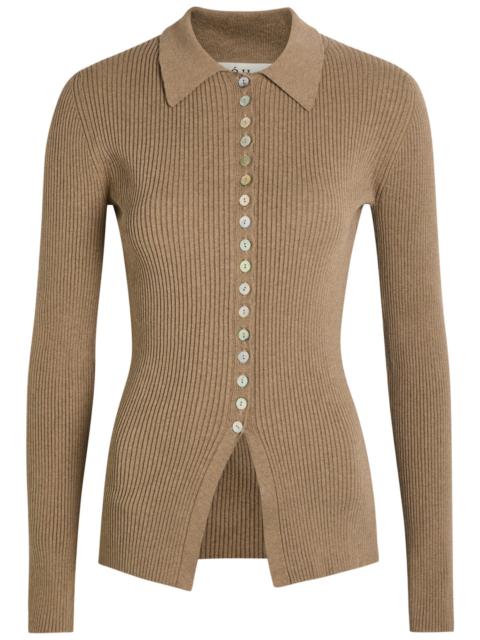 RÓHE Rohe Ribbed Stretch-cotton Shirt