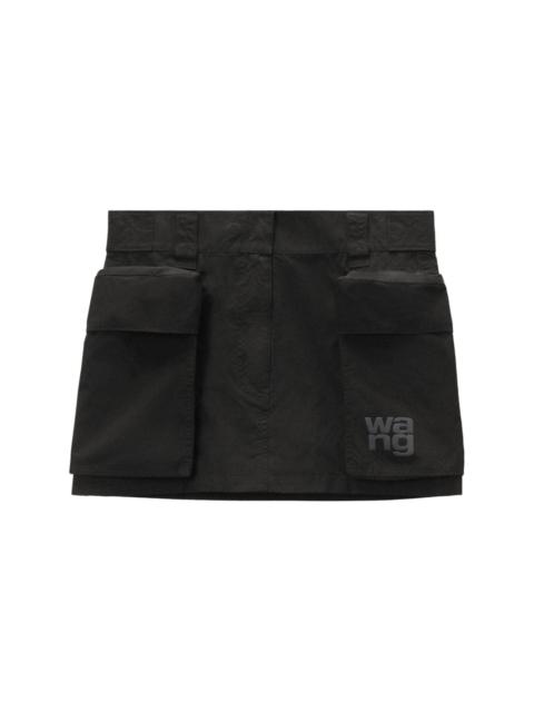 cargo mini skirt