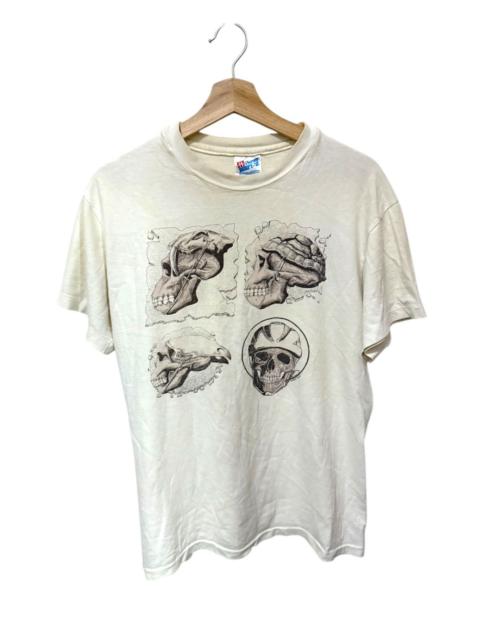 Other Designers Vintage 90s Bike Helmet Skull Primal Wear Hammer Heads Shirt