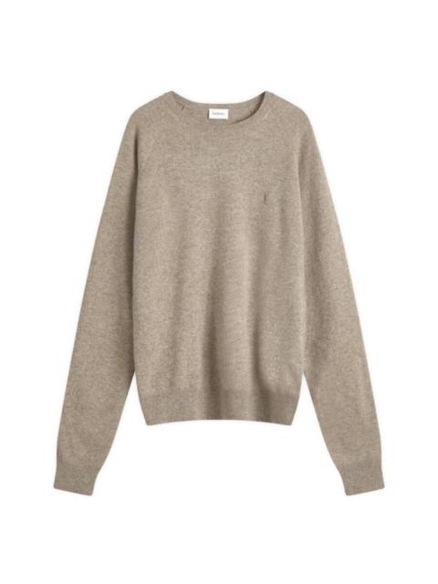 SAINT LAURENT Saint Laurent Cassandre Sweater In Cashmere, Size Large