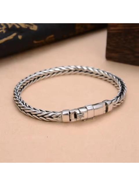 Other Designers Jewelry - 18 cm Silver Braided Bracelet – Premium Quality