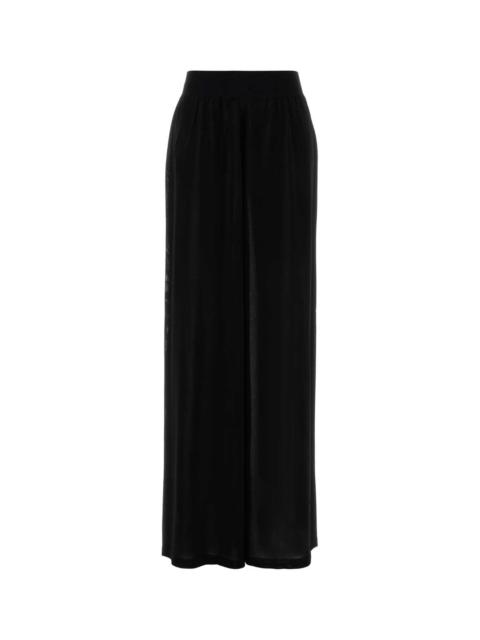 Alaïa Alaia Women Black Viscose Blend Wide-Leg Pant