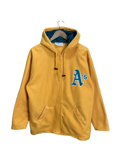 Other Designers Vintage MLB Oakland Athletics fleece zipper hoodie