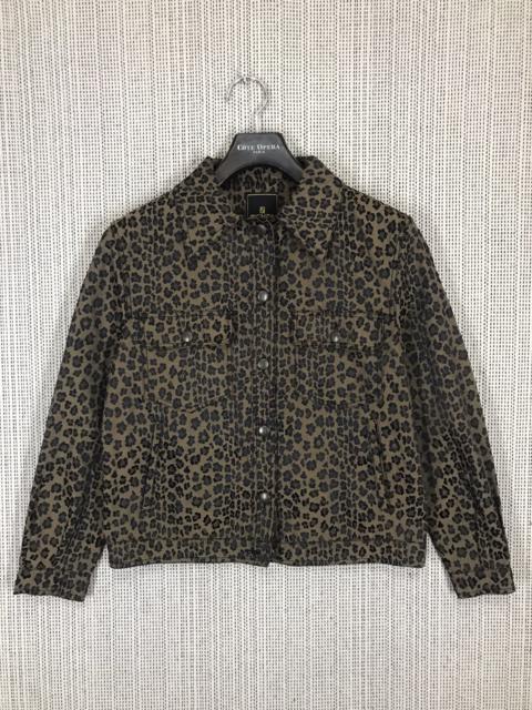 FENDI 🔥FENDI LEOPARD TRUCKER JACKET MADE IN ITALY VERY NICEDESIGN