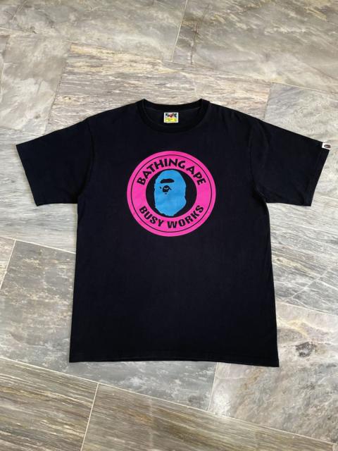 A BATHING APE® Bape Neon Busy Works Tee