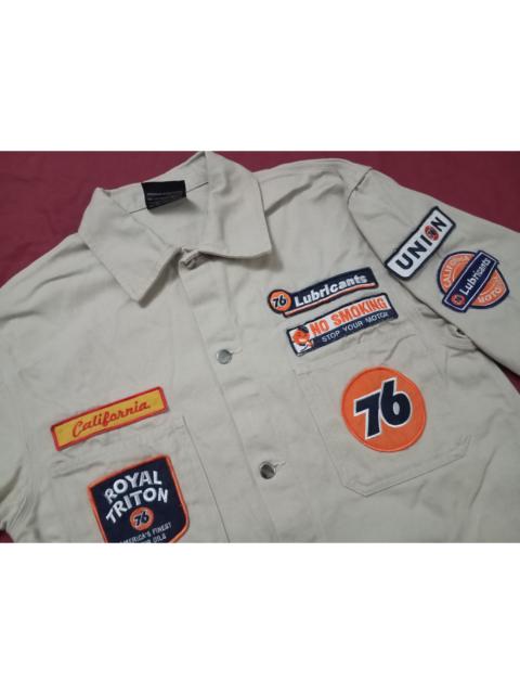 Other Designers Vintage - 76 Lubricant Oil ⛽ Canvas Duck Chore Work Jacket