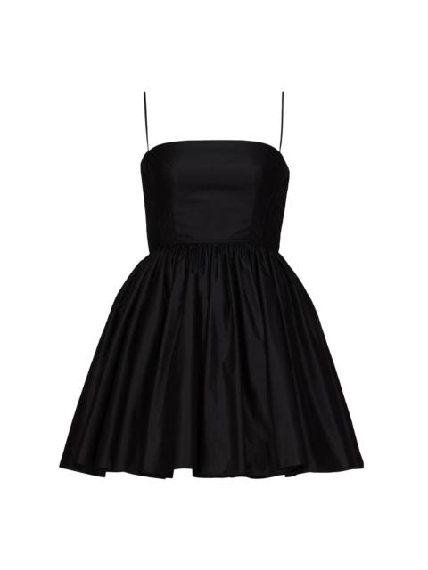 Alaïa Nylon Mini Dress black