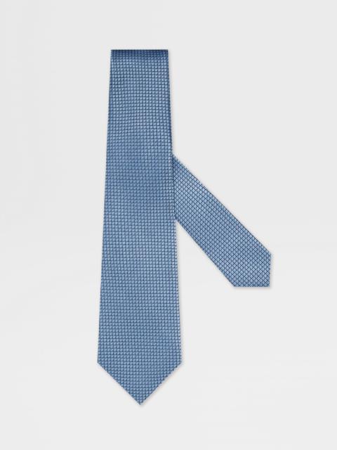 ZEGNA LIGHT BLUE SILK TIE