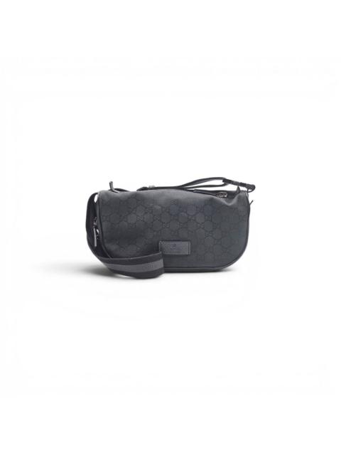 GUCCI GG Monogram Nylon Belt Bag Fanny Pack Black 449182