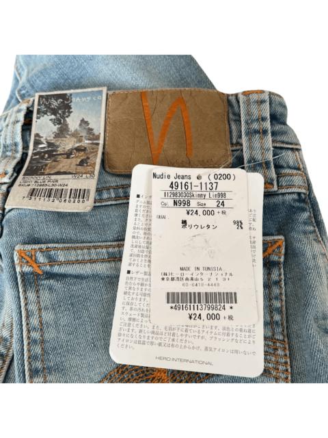 Nudie Jeans Nudie Jeans Skinny Lin - Light Blue PWR Wash, W24 L30