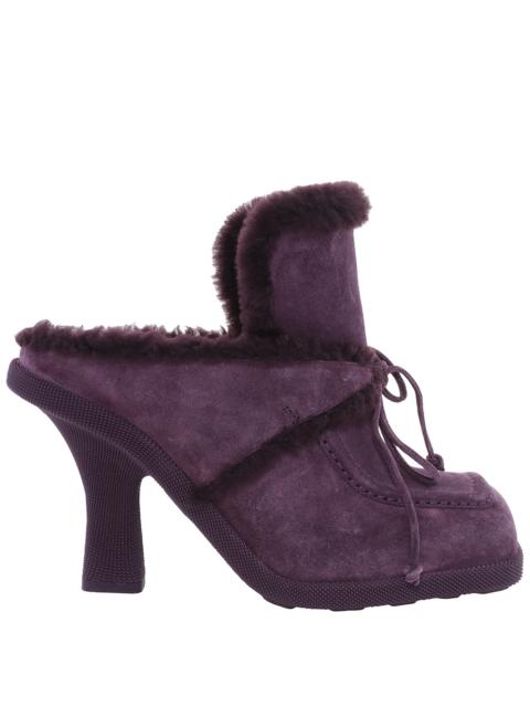 Burberry Open Box - Burberry Square-Toe Highland Mules, Brand Size 36.5 (US Size 6.5)