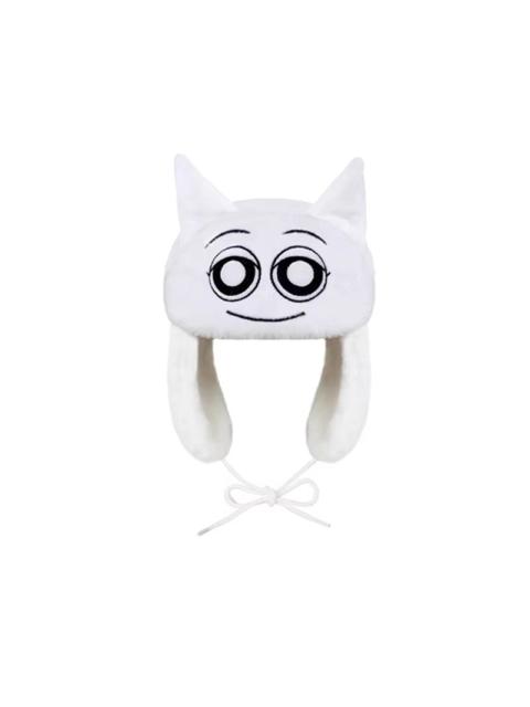 Other Designers Cartoon Anime Sprunki White Faux Fur Ushanka Hat Cute Y2K Warm Earflap Trapper Hat