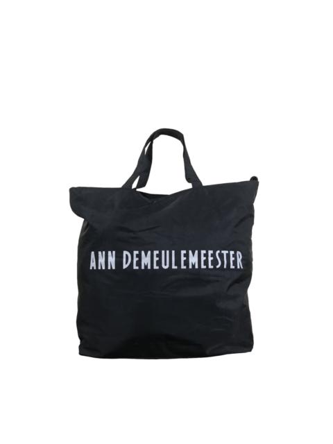 Ann Demeulemeester Ann Demeulemeester Black Nylon Tote Bag