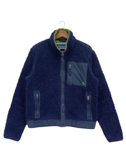 Other Designers Vintage Abercrombie & Fitch Fleece Deep Pile Retro Sweater