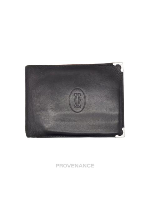 Cartier Bifold Wallet - Black Calfskin Leather
