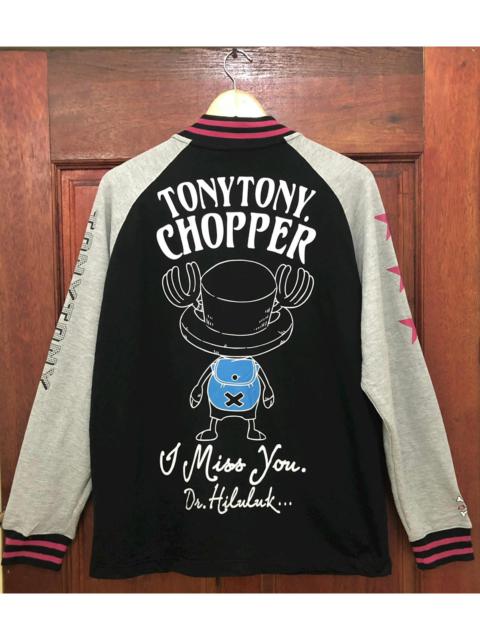 One Piece Tony Tony Chopper Big Logo Varsity Jacket