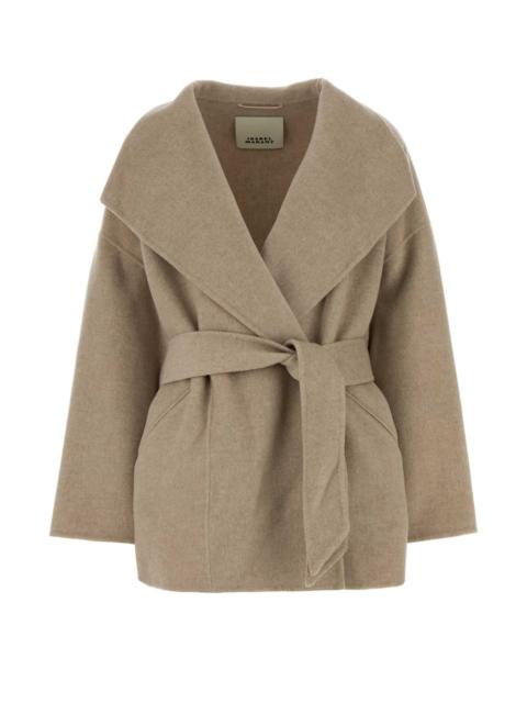 Isabel Marant Isabel Marant Women Sand Wool Blend Caeton Coat