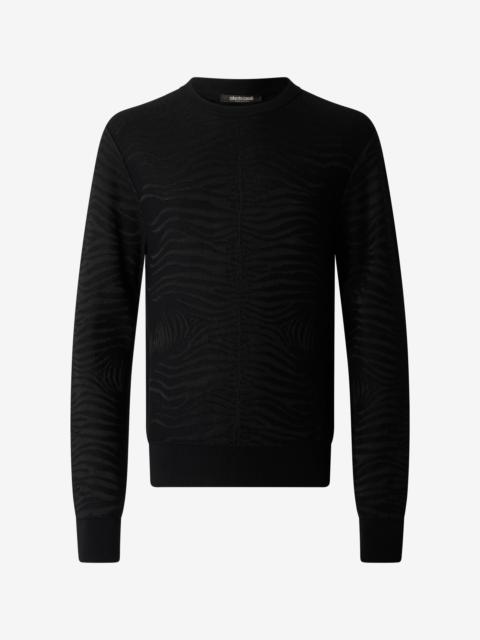 Roberto Cavalli Sweater With Zebra Pattern