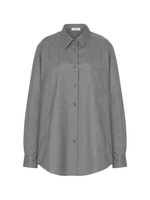 The Row Pino wool shirt
