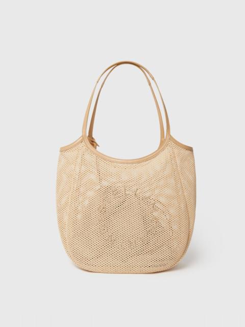 Stella McCartney Logo Mesh Hobo Bag