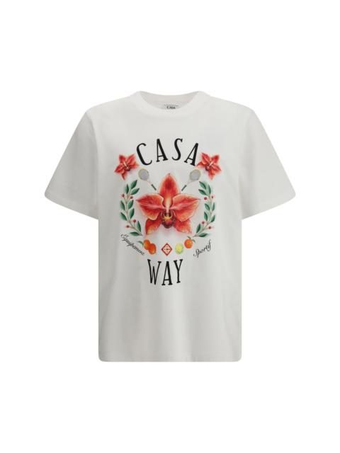 CASABLANCA Casablanca Men Casa Way Orchid Classic T-Shirt