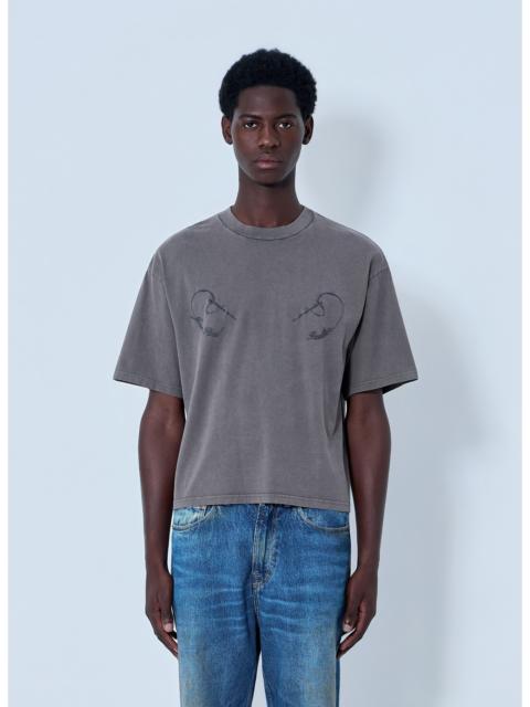 Jean Paul Gaultier Jean Paul Gaultier Men Printed Cotton Jersey T-Shirt