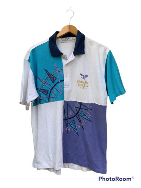Other Designers Vintage - Vintage Fernand Razzini Colourblock Polo Shirt