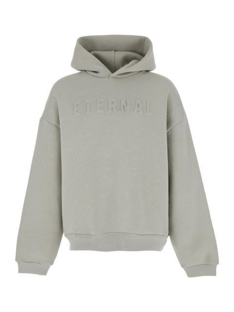 Fear of God Fear Of God Men 'Eternal' Grey Hoodie With Logo Patch On The Hood And Embroidery On The Front In Cot