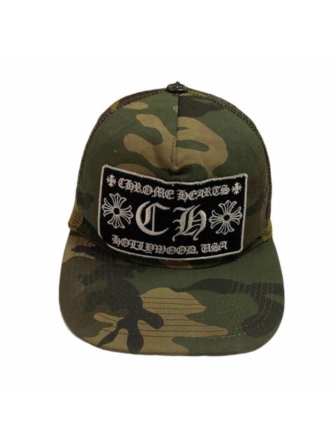 Other Designers Vintage - Vintage Chrome Heart CH Camo Trucker Hat/Cap