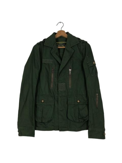 Hysteric Glamour 🔥VINTAGE BIKER MILITARY DESIGN JACKET SLY GLAMOUR JAPAN