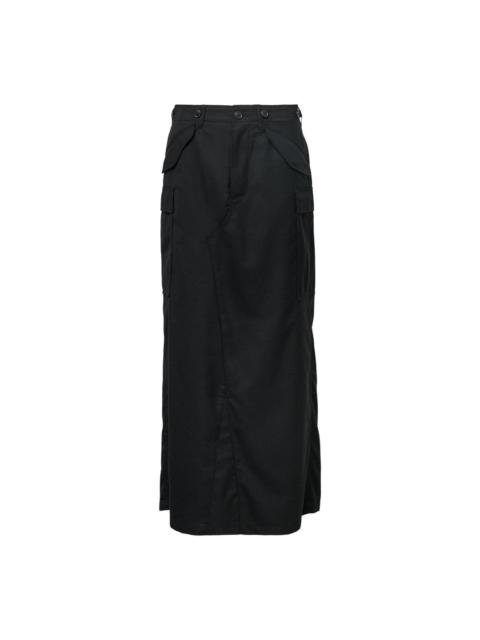 Junya Watanabe Wool Polyester Serge Skirt