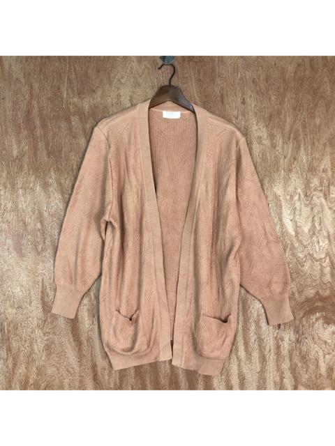 Other Designers Cardigan - japanese Brand Peach Long Cardigan #c483