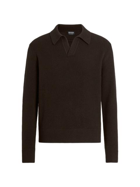 Oasi cashmere polo shirt