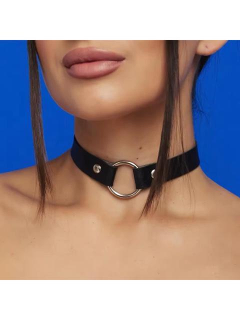 Punk PU Leather Bondage Collar